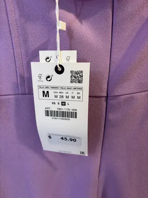 Purple ZARA Dress Midi thumbnail 3