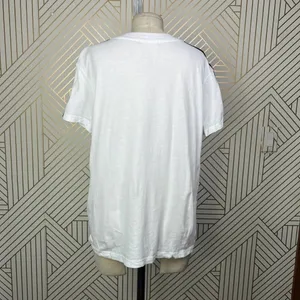 n:Philanthropy Verbena Stripe Shoulder T-Shirt in White Size US‎ Medium thumbnail 10