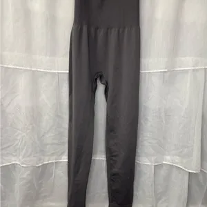Sleeveless Activewear Jumpsuit Gray Size XL thumbnail 3