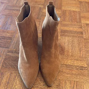 Marc Fisher suede point toe booties size 9 thumbnail 2
