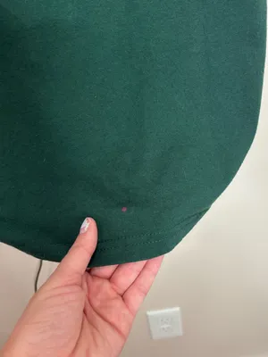 Fruit of the Loom Vintage scarecrow fall Halloween decor Green T‑Shirt top size large thumbnail 3