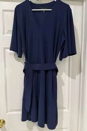 White House Black Market Navy Blue Garment thumbnail 1