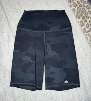 ALO Yoga High-Waist Camo Bike Shorts | Extra Small thumbnail 1