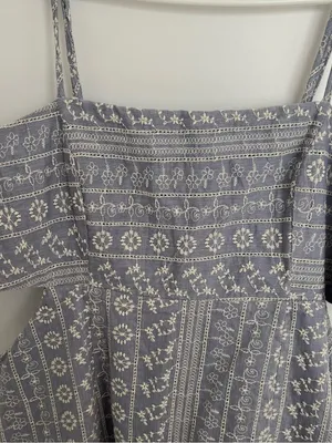 NEW Altar’d State Blue Mini Dress Size Medium NWT thumbnail 3