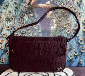 Vera Bradley Plum Quilted Shoulder Bag thumbnail 1