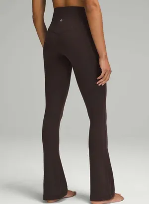 Lululemon Size 4 Align V-Waist Mini-Flare Pant in Espresso thumbnail 2