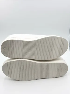 Disney White‎ Sneakers with Gold Mickey Accent and Mint Trim thumbnail 12