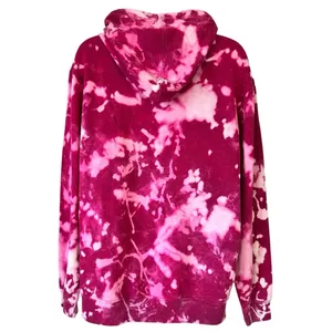 Distressed GAP The Eastern Atlantic 1969 Showdown Bleached Tie Dye Hoodie thumbnail 8