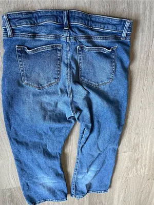 LOFT Women’s Straight Leg Blue Denim Jeans thumbnail 3