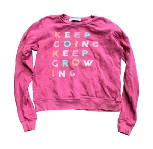Sol Angeles x Anthropologie Pink Keep Going Keep Growing Graphic Sweatshirt S‎ thumbnail 1