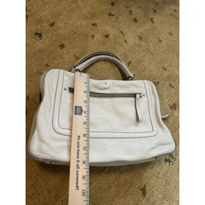 Kate Spade New York Mott Street Fisher Bag Cream Satchel Purse Chic Career thumbnail 6
