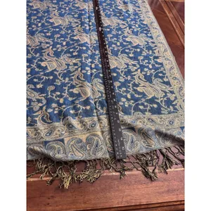 Pashmina Scarf Shawl,Paisley, Multicolored ScarfThis retro Pashmina ShawL thumbnail 5
