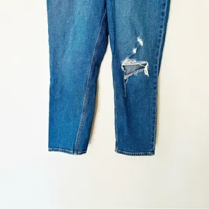Abercrombie &‎ Fitch Jeans Womens Mom High Rise Curve Love Distressed Size 26 thumbnail 4