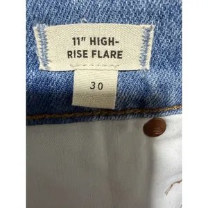 Madewell 11" High Rise‎ Flare Jeans Medium Wash Women's Size 30 thumbnail 10