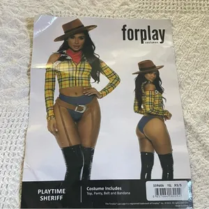 NEW Forplay Sexy Cowboy Sheriff Costume Size XS/S thumbnail 3