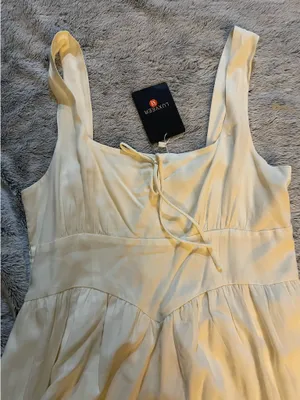 A Line Bustier midi corset dress Yellow Size M thumbnail 2