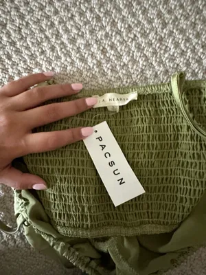 PacSun Green Corset Top thumbnail 3