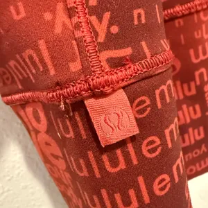 LULULEMON Power Pivot Everlux Tank Top in Lululemon Logo‎ Ombre Red size 10 thumbnail 6