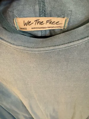 We The Free FP Blue Top Size Large thumbnail 2