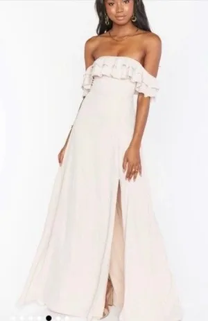 Show Me Your Mumu Emma Ruffle Maxi Dress sz S thumbnail 1