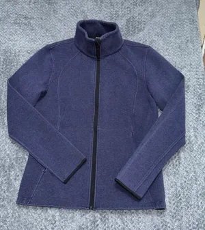 Lululemon Women's Insculpt Jacket Full Zip Track Navy Blue Size 10 thumbnail 1