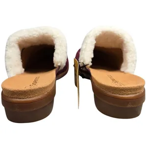 Waco Shoe Company Northridge Cozy Women's Burgundy Suede Shearling‎ Clogs 10B thumbnail 8