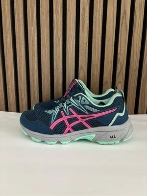 ASICS GEL-VENTURE 8 Trail Running Tennis Shoes Womens Size 6.5 Blue Pink Teal thumbnail 2