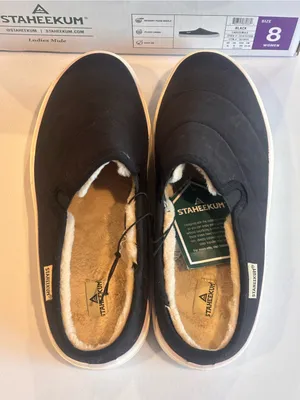 STAHEEKUM Women’s‎ Black Fleece-Lined Slip-On Mules Size 8 NIB thumbnail 3