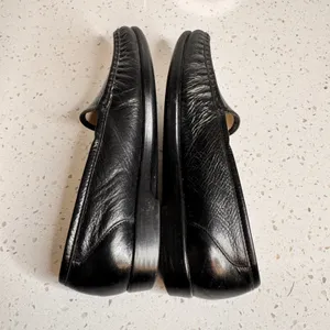 SAS Simplify Black Leather Loafers Womens 8.5 M Comfort Slip On Shoes USA Made‎ thumbnail 5
