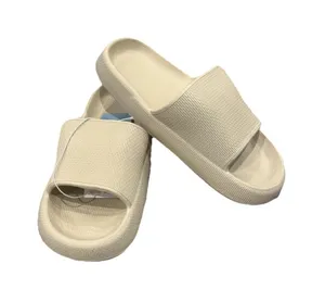 Womens Feather Pillow Cloud Slip On EVA Slides Sandals Khaki 6 NWT thumbnail 1
