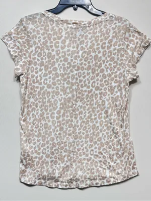 Sanctuary Women's Bale Traveler Leopard Print Scoop Neck Pullover T-Shirt. nwt thumbnail 6