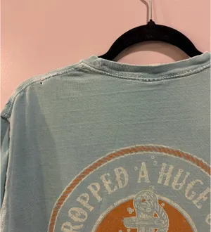 Comfort Colors Huge One Fernandina Beach FL Short Sleeve Pocket Tee Green thumbnail 8