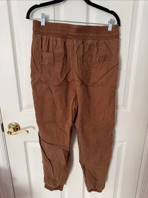 A new day, medium Relaxed Drawstring Jogger Pants - Brown thumbnail 3