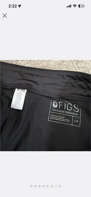 Black FIGS Scrub Pants thumbnail 5