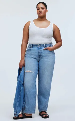 EUC Madewell Curvy 90’s Straight Leg Jeans thumbnail 1