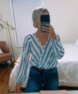 Striped Top Multi thumbnail 1