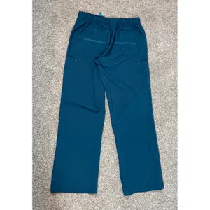 Carhartt Force Women Scrub Pants Teal Nurse Vet Medical Drawstring Regular M thumbnail 2