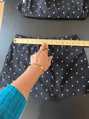 Cider Polka Dot Boat Neck Ruched Tee & Mini Skort Set NEW NWT Size small thumbnail 12