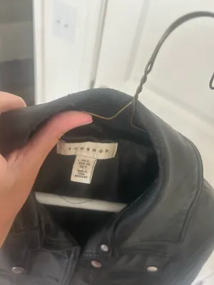 Topshop Leather Jacket thumbnail 4