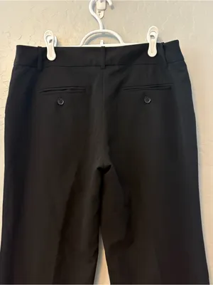 Express editor black wide leg dress pants size 6 thumbnail 9