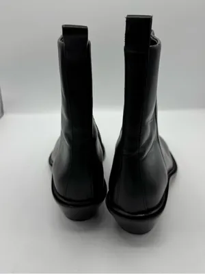 NEW Everlane‎ The Havana Boot Black Leather Size 7.5 Neutral Western Minimalist thumbnail 4