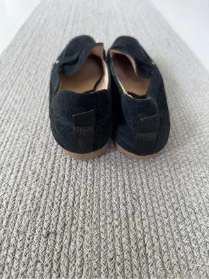 Franco Sarto Persia Black Suede Leather Flat Loafers Size 8.5 thumbnail 5