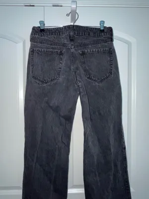 Hollister Black Low-Rise Baggy Jeans thumbnail 5