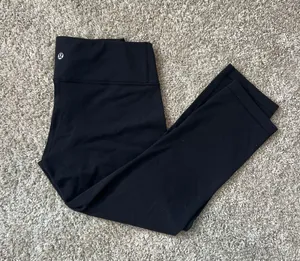 Lululemon Black Crop Capris Leggings 21" thumbnail 3