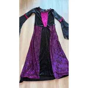 Gothic Renaissance Sorceress Velvet Lace Purple Pink Size М Halloween thumbnail 10