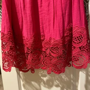 Petal Roz Fuscia color Dress Size Small thumbnail 4