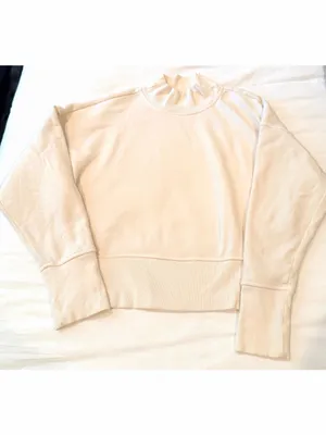 Old Navy Loose Mock Neck Side Zip Sweatshirt thumbnail 3