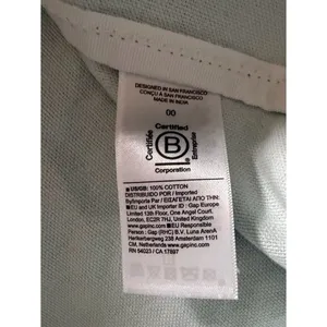 Athleta Blue White Ombre Canvas Tote Bag Athleisure Carryall Ombré thumbnail 7