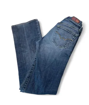 AG Adriano Goldschmied Women's The Angel Bootcut Blue Stretch Denim Jeans 24 thumbnail 4