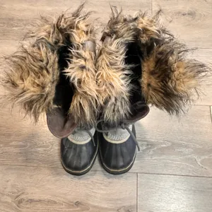 Sorel Joan of Arctic Winter Snow Boots Faux Fur Lined Waterproof Lace‎ Up Sz 5.5 thumbnail 5